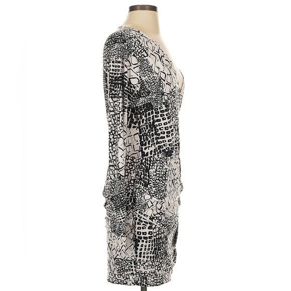 BCBGeneration Plunge Wrap Mini Dress Size S - Picture 4 of 7